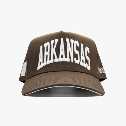 Prestige Collection Arkansas Snapback Hat Mocha | SOLE SERIOUSS [3]