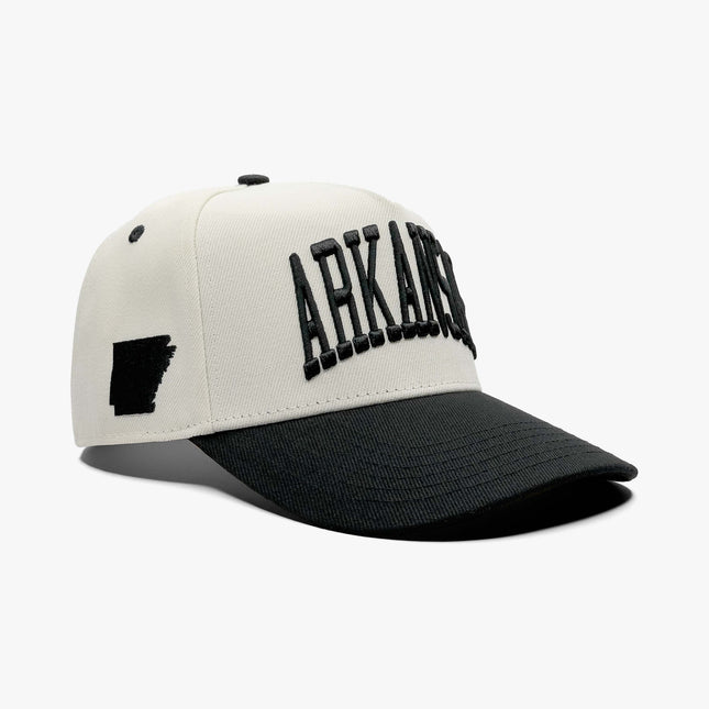 Prestige Collection Arkansas Snapback Hat Off White | SOLE SERIOUSS [1]