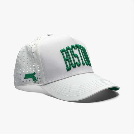 Prestige Collection Boston Performance Snapback Hat White / Green (Limited Edition) | SOLE SERIOUSS [1]
