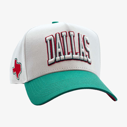 Prestige Collection Dallas Snapback Hat Cinco De Mayo White / Green (Limited Edition) | SOLE SERIOUSS [1]