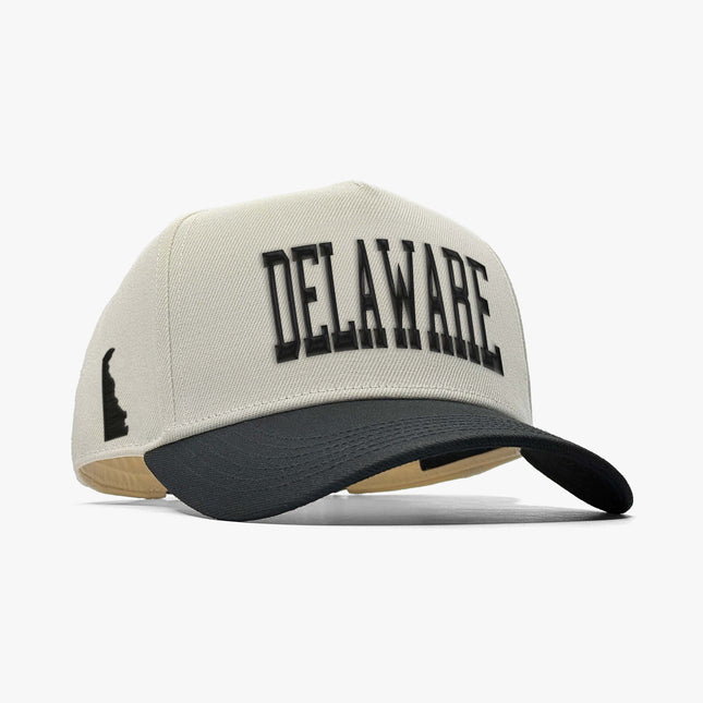 Prestige Collection Delaware Snapback Hat Off White | SOLE SERIOUSS [1]