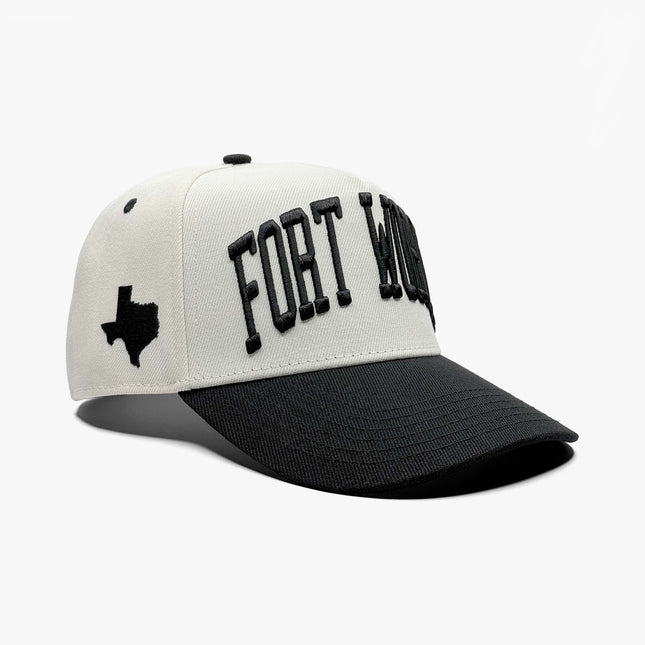 Prestige Collection Fort Worth Snapback Hat Off White | SOLE SERIOUSS [1]