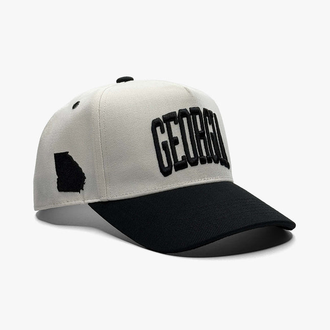 Prestige Collection Georgia Snapback Hat Off White | SOLE SERIOUSS [1]