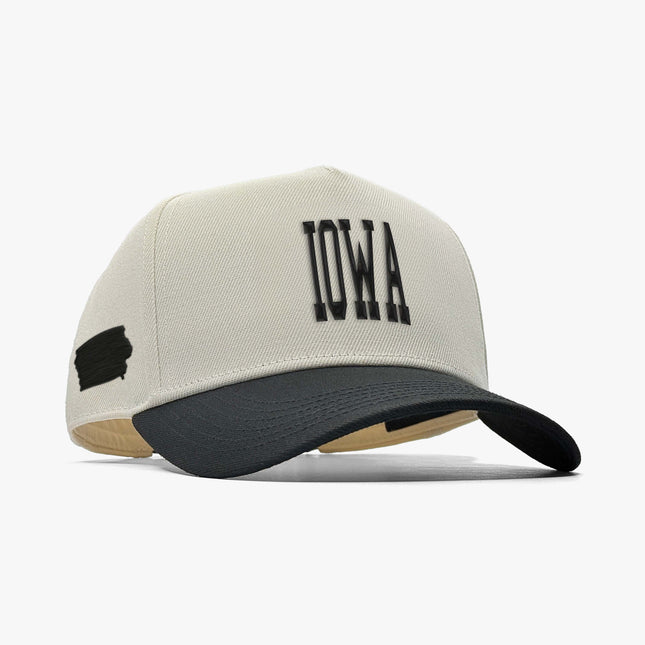 Prestige Collection Iowa Snapback Hat Off White | SOLE SERIOUSS [1]