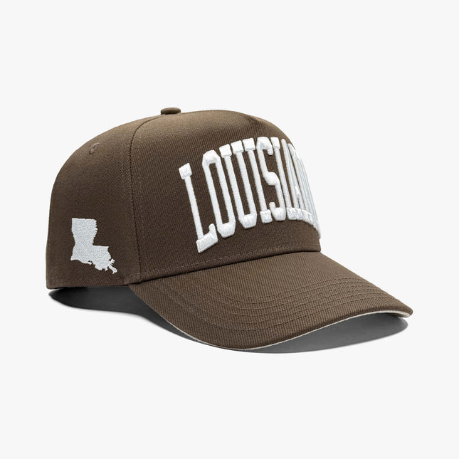 Prestige Collection Louisiana Snapback Hat Mocha | SOLE SERIOUSS [1]