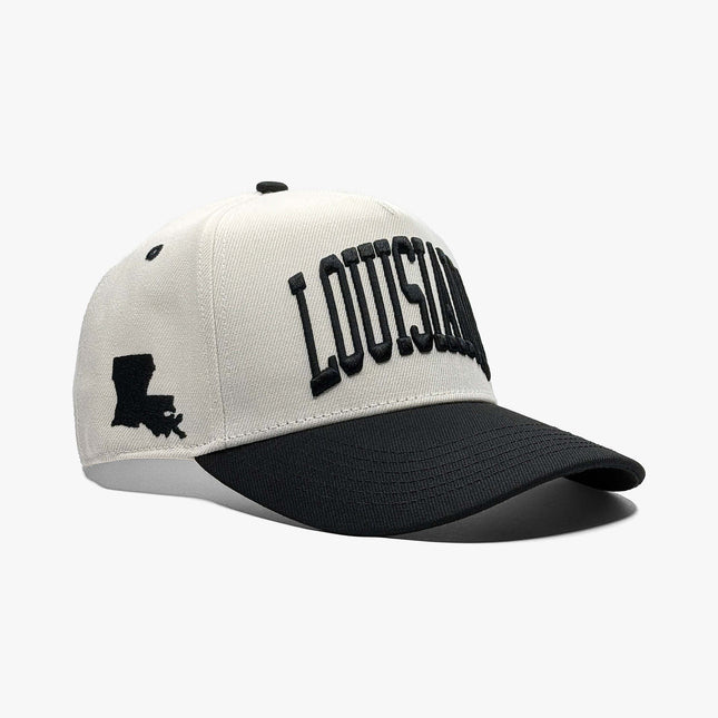 Prestige Collection Louisiana Snapback Hat Off White | SOLE SERIOUSS [1]