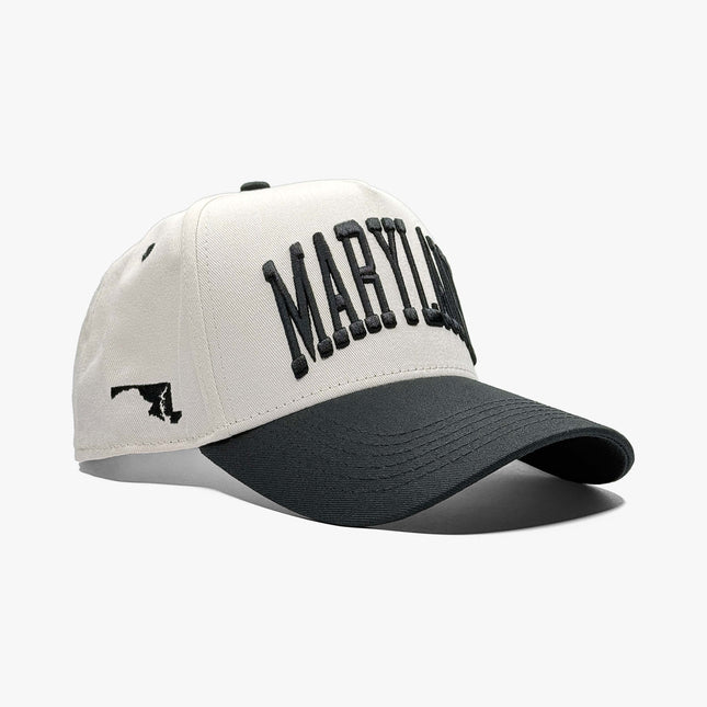Prestige Collection Maryland Snapback Hat Off White | SOLE SERIOUSS [1]