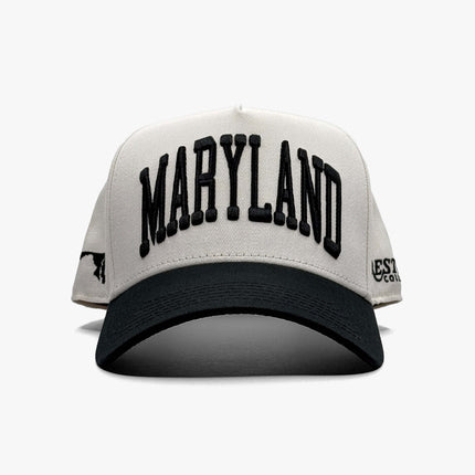 Prestige Collection Maryland Snapback Hat Off White | SOLE SERIOUSS [2]