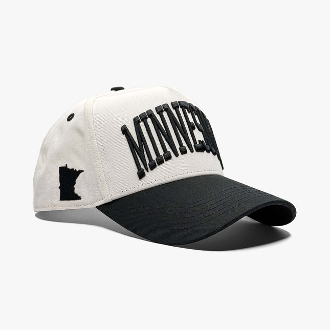 Prestige Collection Minnesota Snapback Hat Off White | SOLE SERIOUSS [1]
