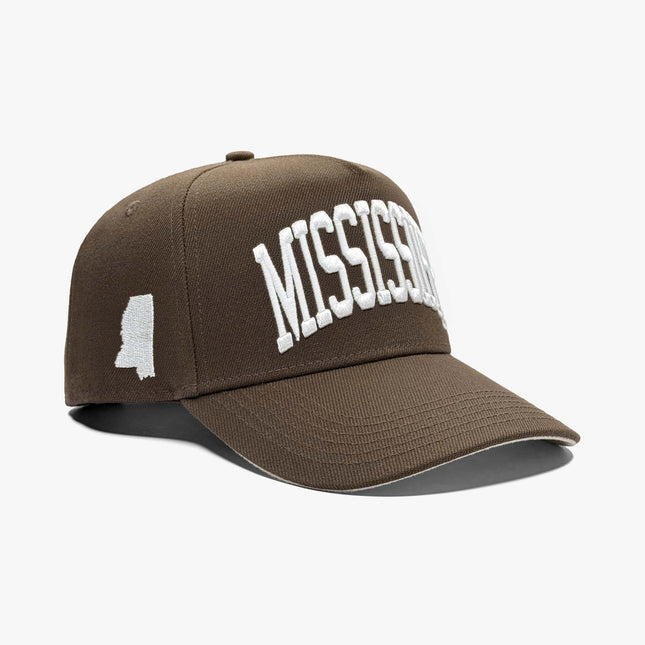 Prestige Collection Mississippi Snapback Hat Mocha | SOLE SERIOUSS [1]