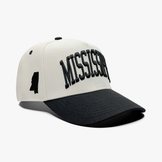 Prestige Collection Mississippi Snapback Hat Off White | SOLE SERIOUSS [1]