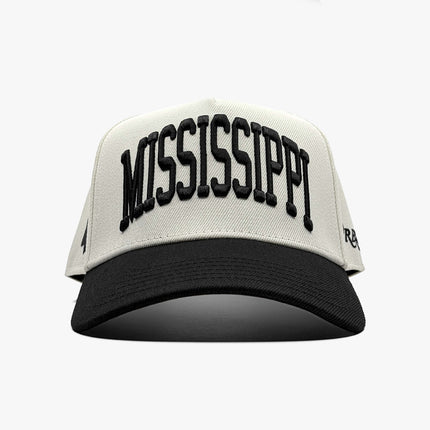 Prestige Collection Mississippi Snapback Hat Off White | SOLE SERIOUSS [2]