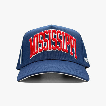 Prestige Collection Mississippi Snapback Hat Rebel Navy Blue | SOLE SERIOUSS [2]