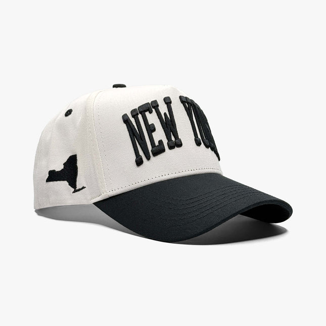 Prestige Collection New York Snapback Hat Off White | SOLE SERIOUSS [1]