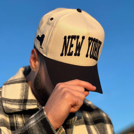 Prestige Collection New York Snapback Hat Off White | SOLE SERIOUSS [6]