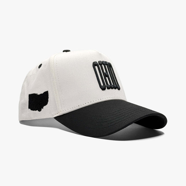 Prestige Collection Ohio Snapback Hat Off White | SOLE SERIOUSS [1]