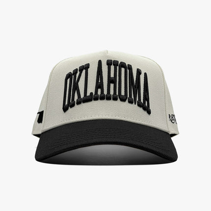 Prestige Collection Oklahoma Snapback Hat Off White | SOLE SERIOUSS [2]
