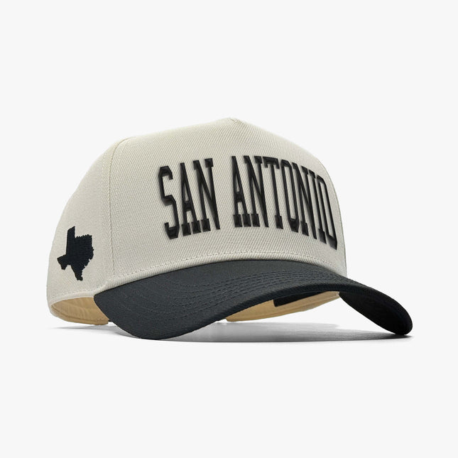 Prestige Collection San Antonio Snapback Hat Off White | SOLE SERIOUSS [1]