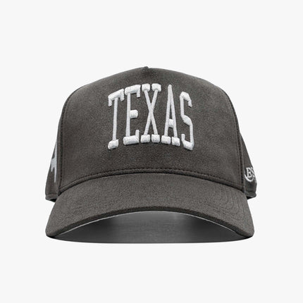 Prestige Collection Texas Suede Snapback Hat Charcoal | SOLE SERIOUSS [2]