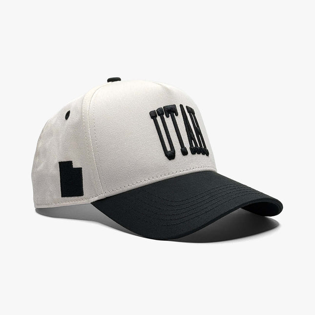 Prestige Collection Utah Snapback Hat Off White | SOLE SERIOUSS [1]