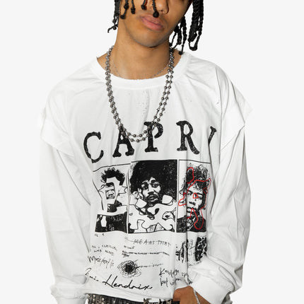 ProjectCapri 'Capri' L/S Long Sleeve T-Shirt White | SOLE SERIOUSS [1]