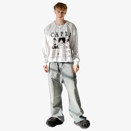 ProjectCapri 'Capri' L/S Long Sleeve T-Shirt White | SOLE SERIOUSS [3]