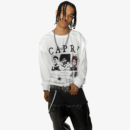 ProjectCapri 'Capri' L/S Long Sleeve T-Shirt White | SOLE SERIOUSS [4]