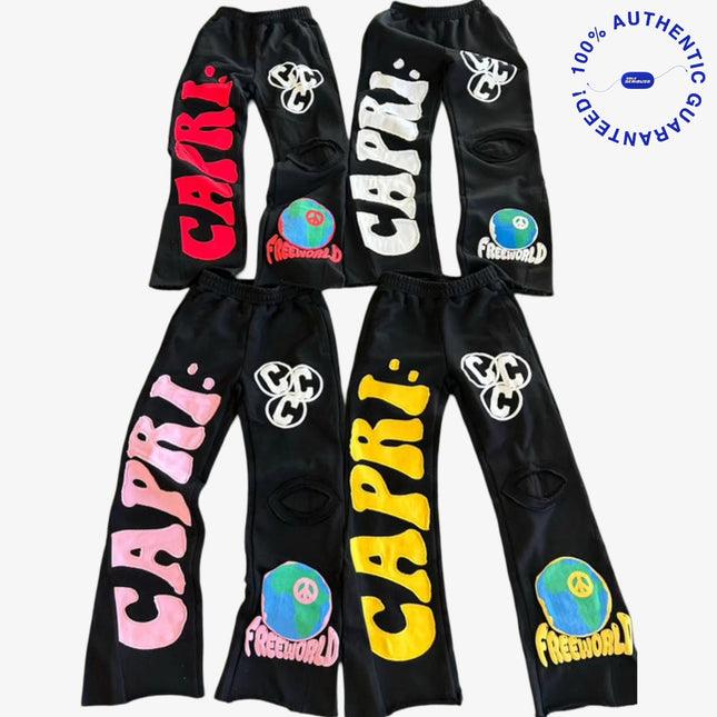 ProjectCapri 'FREEWORLD' Denim Flared Sweats | SOLE SERIOUSS [1]