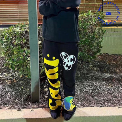 ProjectCapri 'FREEWORLD' Denim Flared Sweats - SOLE SERIOUSS