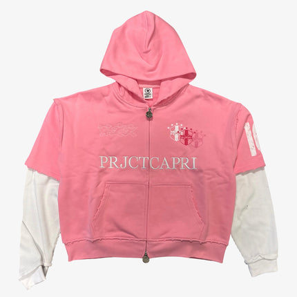 ProjectCapri 'Futbol 10' 500 GSM French Terry Thermal Zip-Up - SOLE SERIOUSS