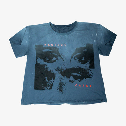ProjectCapri 'Vision' Stone Washed 200 GSM T-Shirt Blue | SOLE SERIOUSS [1]