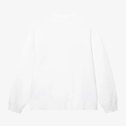 Revenge 'Arch Logo' Knit Crewneck Sweater White / Cream - SOLE SERIOUSS (2)