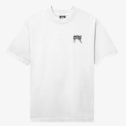 Revenge 'Black Embroidered' Basic Tee White - SOLE SERIOUSS (1)