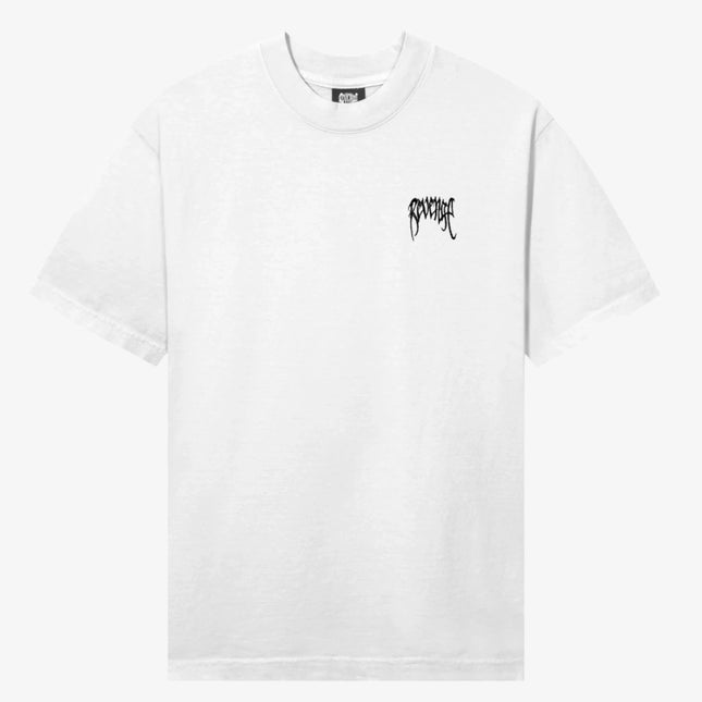 Revenge 'Black Embroidered' Basic Tee White - SOLE SERIOUSS (1)