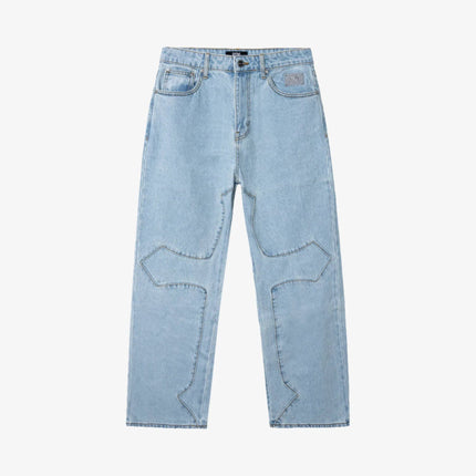 Revenge 'Cross' Denim Pant Bleached Indigo - SOLE SERIOUSS (1)