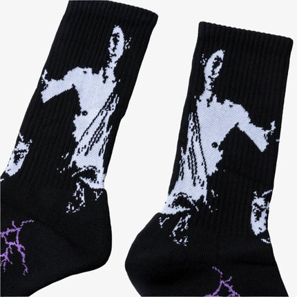 Revenge 'David And Goliath' Crew Socks Black - SOLE SERIOUSS (3)