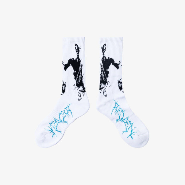 Revenge 'David And Goliath' Crew Socks White - SOLE SERIOUSS (1)