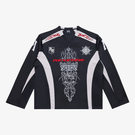 Revenge 'Double R Moto' L/S Knit Jersey Black - SOLE SERIOUSS (1)