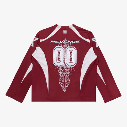 Revenge 'Double R Moto' L/S Knit Jersey Burgundy - SOLE SERIOUSS (2)