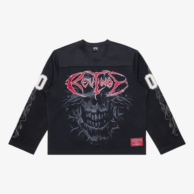 Revenge 'Flame Hockey' L/S Knit Jersey Black - SOLE SERIOUSS (1)