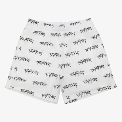 Revenge 'Massacre' Mesh Shorts White / Black - SOLE SERIOUSS (1)