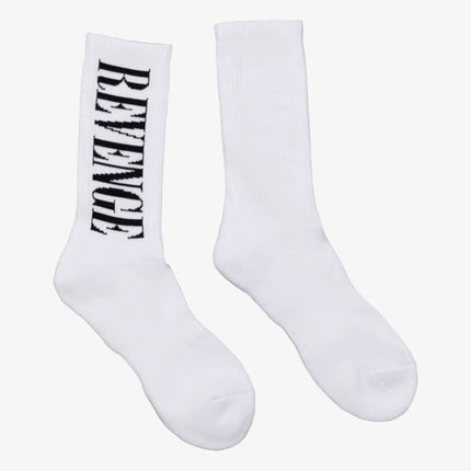 Revenge 'Nirvana' Crew Socks White - SOLE SERIOUSS (1)