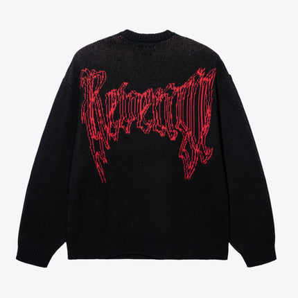 Revenge 'Paralysis' Knit Crewneck Sweater Black - SOLE SERIOUSS (2)