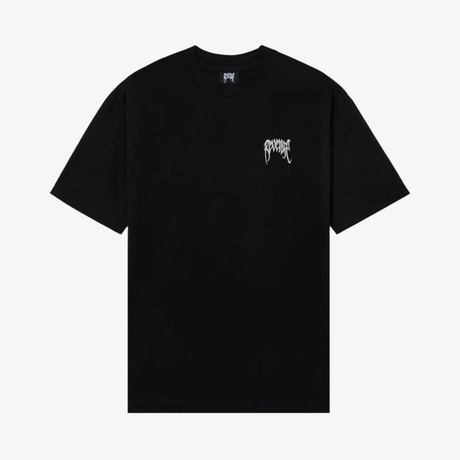 Revenge 'White Embroidered' Basic Tee Black - SOLE SERIOUSS (1)