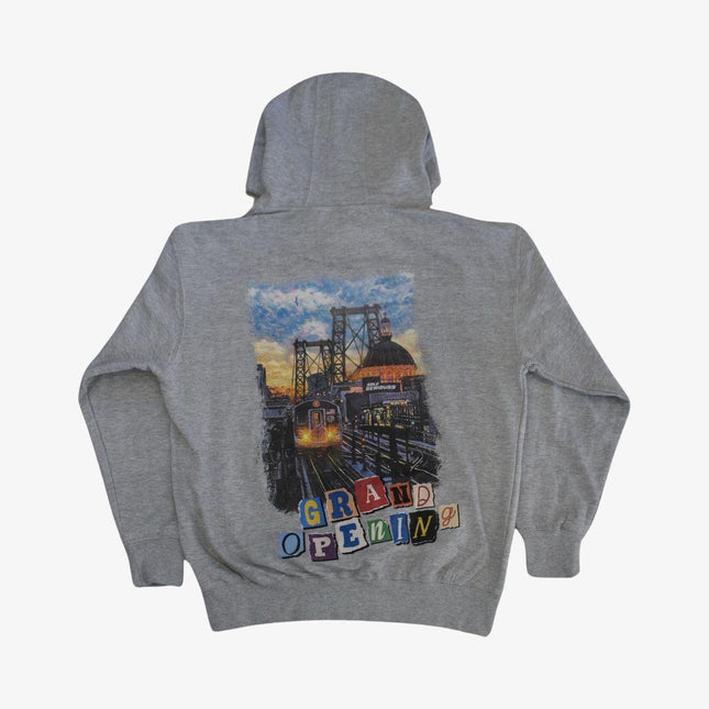 SOLE SERIOUSS 'Williamsburg Grand Opening' Hoodie Grey FW23 - SOLE SERIOUSS (1)