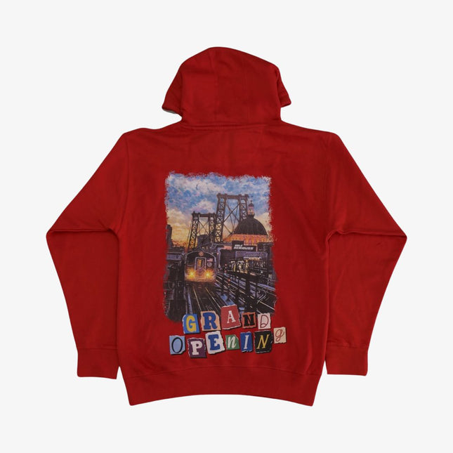 SOLE SERIOUSS 'Williamsburg Grand Opening' Hoodie Red FW23 - SOLE SERIOUSS (1)