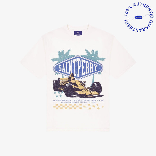 Saint Perry 'Fast Car' Tee VTG White | SOLE SERIOUSS [1]
