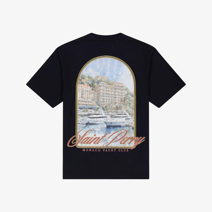 Saint Perry 'Monaco Yacht Club' Tee Black | SOLE SERIOUSS [1]