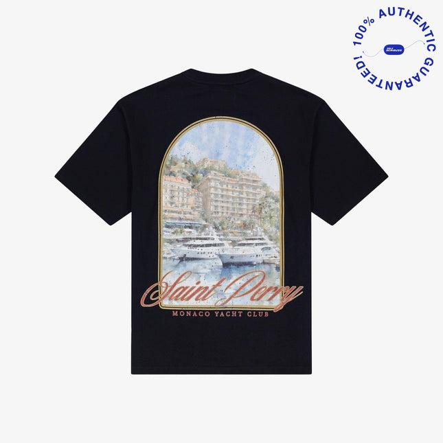 Saint Perry 'Monaco Yacht Club' Tee Black | SOLE SERIOUSS [1]