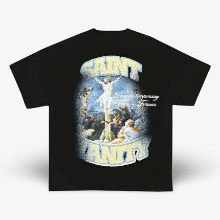 Saint Vanity 'Blurry Cross' T-Shirt Black (FW23) - SOLE SERIOUSS (1)